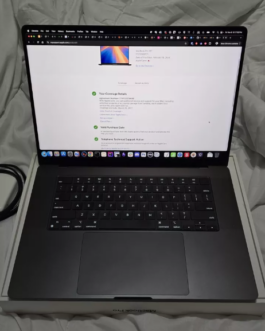 MacBook Pro 16″ M3 Max, 128GB RAM, 2TB SSD, 16-Core CPU, 40-Core GPU, Black.